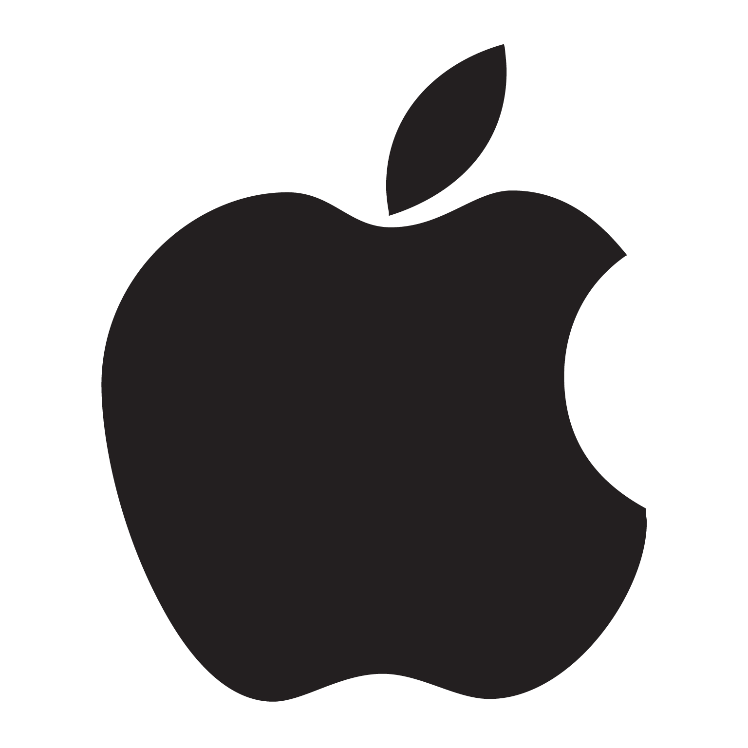 Logo Apple — marca atendida pela Notebooks Goiânia