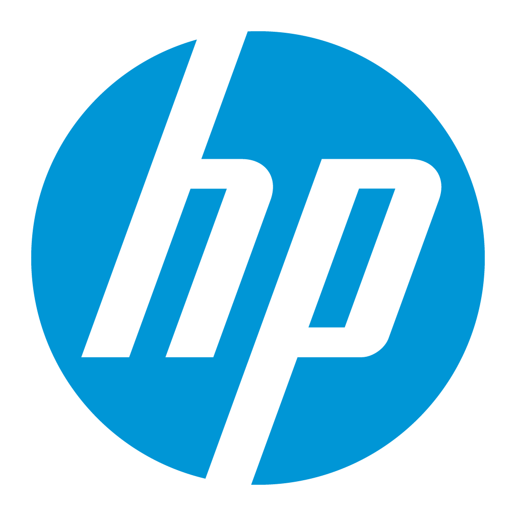 Logo HP — marca atendida pela Notebooks Goiânia